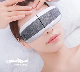  3 جهاز مساج العينين آي جالكسي من آريس لاسلكي لتحسين جودة النوم مع البلوتوث والتسخين علاجي شامل التوصيل