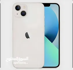  1 ايفون 13 عادي جديد بالكرتونة