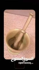  2 هاون نحاس ثقيل
