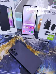  10 جهاز وكالة علفحص SAMSUNG A35 جيجا 256 رام 16 معه بكج هدية معه كرتونه