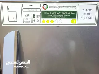  1 ثلاجه بحالة جيده جدا ماركة Nikai