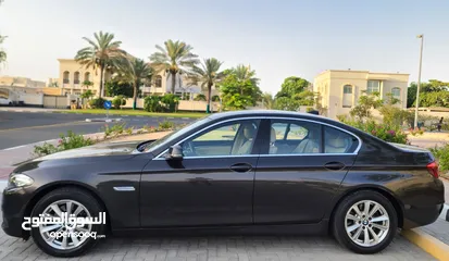  5 BMW 5 Series 2015, GCC Specs, Top Option, Single Owner, Accident free