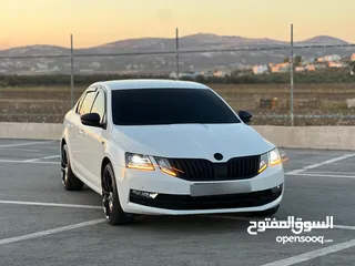  1 سكودا اكتافيا 2019/اتوماتيك ماتور 2000 ديزل فل الفل بدون فتحة بلاك اديشن