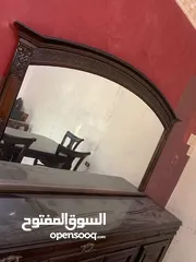  7 آثاث صالون كبير وطاولة فاخرة قزاز مع 8 كراسي اقرأ الوصف مهم