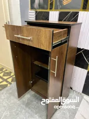  4 خزانة احذية تغصيل خشب مستورد حجمين مختلفين بسعر المصنع بتحمل اوزان عاليه مع درج علوي