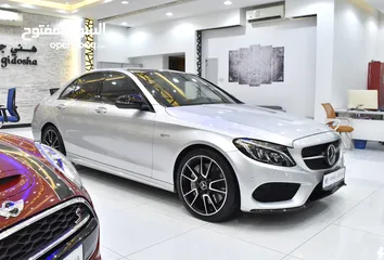  2 Mercedes Benz C43 AMG ( 2017 Model ) in Silver Color Japanese Specs