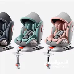  8 مقعد السيارة الدوار 360° – الأمان والراحة لطفلك مع Island Toys
