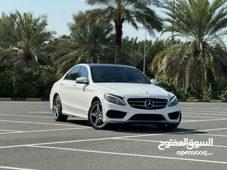  9 The most economical car from the German Mercedes C300 family, model 2016, AMG 63, with panorama,