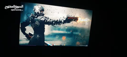  2 لابتوب hp شبه جديد لون أسود فخم مع كرت شاشة خارجي