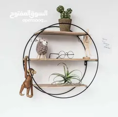  7 وهاي الرفوف الحديد والخشب هي اللمسة اللي بتكمل المكان بسعر 50 شيكل وكل 3 بسعر 99 شيكل مش مجرد