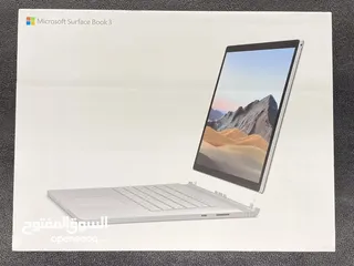  1 Microsoft Surface book 3 15", 16GB Ram, 256GB NVMe, NVIDIA 1660Ti, 4K UHD Touch   حالة الجديد ومكفول