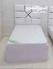  8 BRAND NEW SINGLE FABRIC BED WITH MATTRESS AVAILABLE