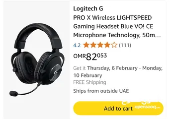  6 Logitech prox wireless headset