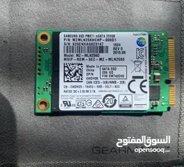  1 SAMSUNG SSD PM871 mSATA 256GB