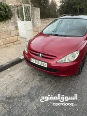  1 بيجو 307 2005  مطور2000 100% مكنيكيات الف الف دهان جديد مزجان حامي بارد منفوضة من النمرة ل النمرة