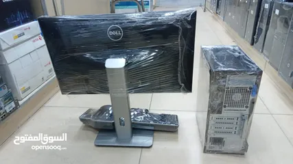  4 كمبيوتر مكتبي Dell core i7 7050 جيل سابع اقوي عرض داخل الكويت كفالة 6شهور