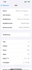  6 iPhone 12 Pro Max 256 Gb Original German