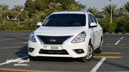  7 Rent a Car NISSAN - Sunny - 2020 - White-   Sedan