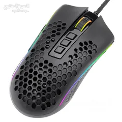  4 ماوس ريد راغون سلكي أر جي بي ملون REDRAGON M808-RGB STORM RGB USB WIRED GAMING MOUSE