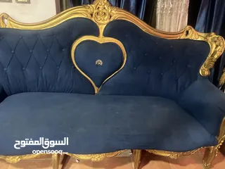  1 طقم كنب لون كحلي