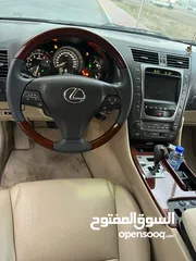  9 لكزس GS460  خليجي اسود اللون ملكي 2009