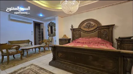  22 شقة للإيجار مفروش  رويال سويت طابقية مع روف و ترس كبير  Big department for rent in deir Ghbar amman