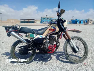  2 دراجة نارية ياماها دي تي صحراوي 150 سي سي