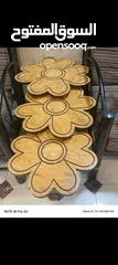 3 طاولة خشب متين