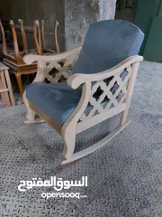  13 كراسي هزاز كوبرا خشب زان / مورس الاردن