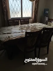  5 طقم كنب مع طاوله سفره للبيع