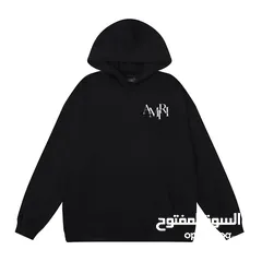  1 Amiri Black Hoodie – Premium Quality