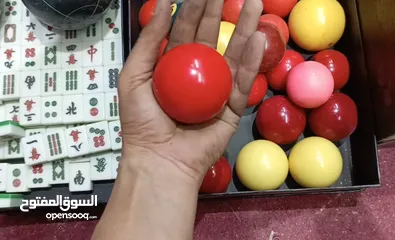  6 طابات بلياردو وسنوكر سندلس قديم