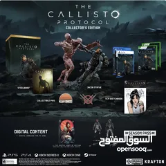  4 لعبة The Callisto Protocol نسخة المجمعين مع مجسم و كتيب و غلاف حديدي جديد