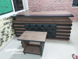  3 مكتب مدير مع جانبية ادراج وطاولة