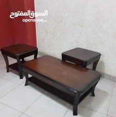  25 طاولات لغرف الضيوف خشب زان