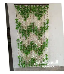  2 ستارة ورق شجر ديكور بكثافة عالية ولمسة عصرية مميزة بتعمل سواتر رائعة للبرندات والشبابيك