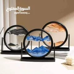 8 ساعة رملية مائية ثلاثية الأبعاد (3D) مصنوعة يدويًا بدقة وإتقان، لتمنحك مناظر طبيعية