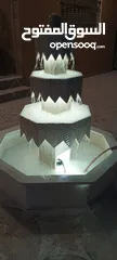  5 نوافير وشلالات وباربيكو وجميع انواع ديكورات الحجر الطبيعي  العنوان الزرقاء الجديده