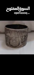  11 اسوار فضة عيار 800 برطاني سنة الصنع 1905  غليون فضة و عاج محفور