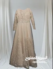  1 فستان حفلات ذهبي ( خطوبة وأعراس )