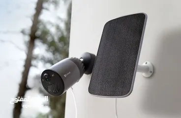  2 كاميرا مراقبة ذكية واي فاي تعمل عن طريق البطارية والطاقة الشمسية بجودة 2K ميجابكسل