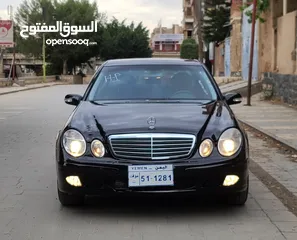  12 مرسيدس بنز E 200 موديل 2005 وارد ياناس بضاعة جديد مضمون من اي عيب اربعة بسطون تماتيك مجمرك جاهز