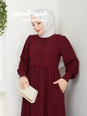  14 فستان تركي كريب ماركة anila moda