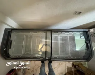  2 فريزر بطح حجم كبير