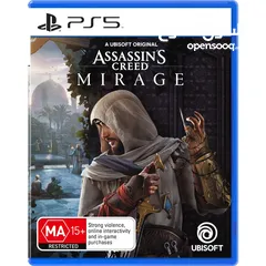  4 ps5 games like new one-time used مستخدم مره وحده فقط