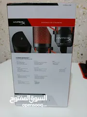  7 مايكروفون احترافي - جديد -  HyperX Quadcast هايبر اكس كواد كاست