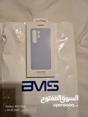  2 Samsung Galaxy s25 ultra original cover leather blue & Huawei p50 pro smart