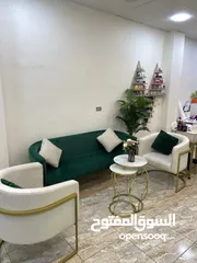  12 صالون سيدات مجهز كامل بجميع مرافقه والمعدات والديكور ممتاز ضمانه شهري