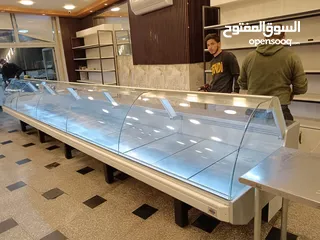  2 ثلاجات عرض+فريزرات عرض موازين باركود  بسعر حرق