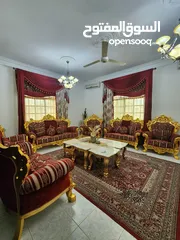  13 طقم كنب خشب زان مصري ل 10 اشخاص وستائر كالجديد  Egyptian beech wood sofa set for 10 people and curta